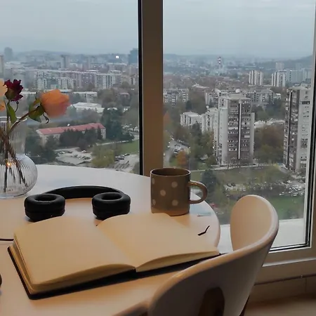 Best View Apartment 23Rd Floor - Dzevahir Sky City Complex Apartment